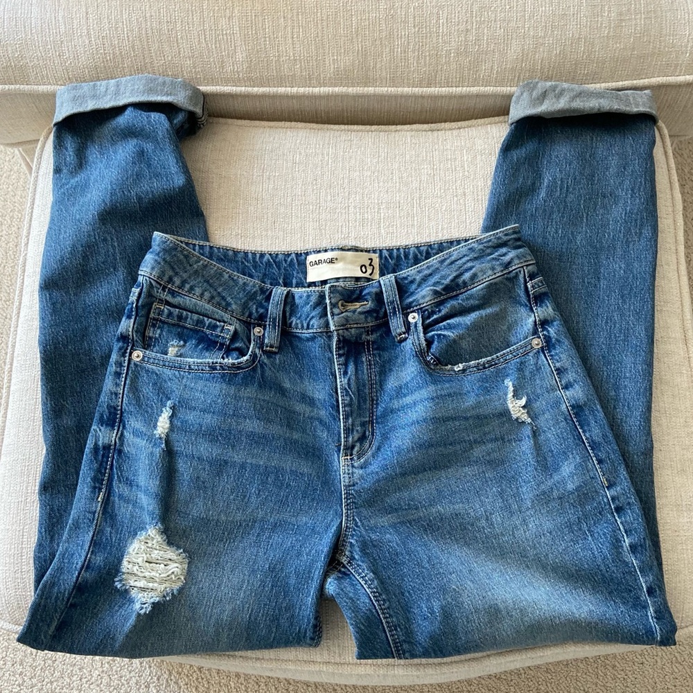 🤍Garage Boyfriend Jeans